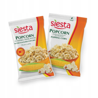 popcorn do mikrovlnnej rúry s maslom chuťou 90g x10pc