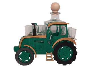 darček k narodeninám farmára Tractor Decanter