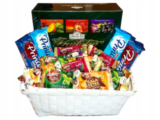Darčeková kit Tea Sweets Basket + Free