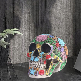 Halloween - Skela hlavy Scull Scull Sculpture