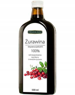 Juice - Brusnicový extrakt 500ml Premium Rosa