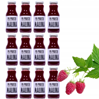 Malin Raspberry Juice 100% Ovocie pre pivo 12x250ml