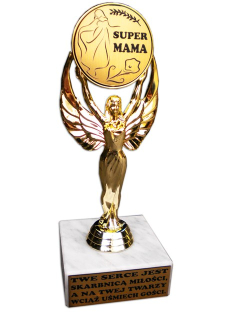 soška SUPER MAMA meno-darček k narodeninám !!