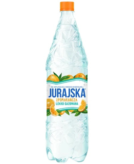 Ochutená voda JURAJSKA oranžový ľahký plyn 1,5Lx6