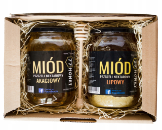 Sada 2X HONEY 1KG - ACACIA A ACACIA A LIME ECO ECO