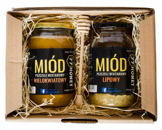 sada 2x medu 1 kg - Multiflower a Lime Eco darček