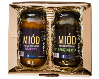 Sada 2x 1KG Honey - Heather and Conifer