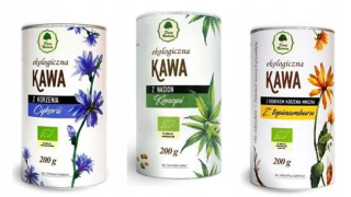 Kávový nápoj - Sada 3 kávovary Eco Chicory, Topinambur, konope