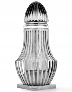 Sviečka Lantern veľká 40 cm memento mori striebro