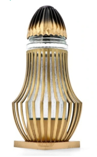 Sviečka Lantern veľká 40 cm memento mori zlatá