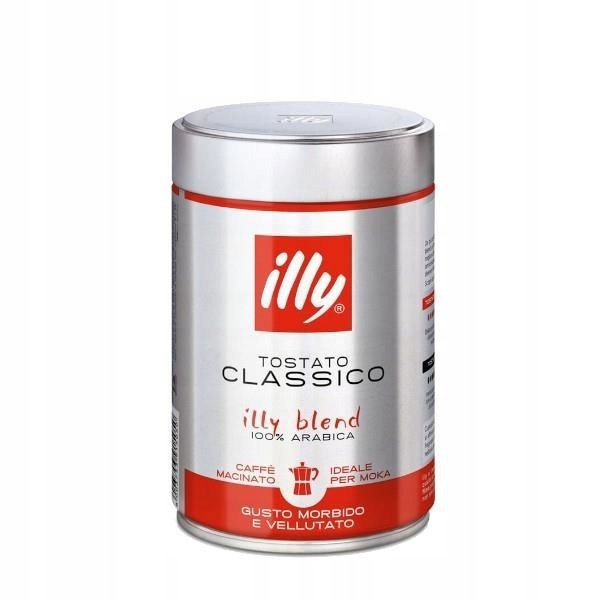 Káva mletá - ILLY CLASSICO MOKA 100% Arabská 250g mletá káva