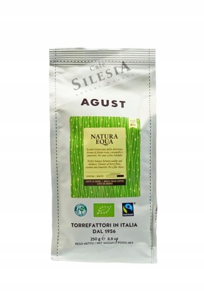 Zrnková káva - Káva Agust NATURA EQUA 250g zrná