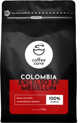 Zrnková káva - Kávové zrná Columbia Excelso Medellin 250 g