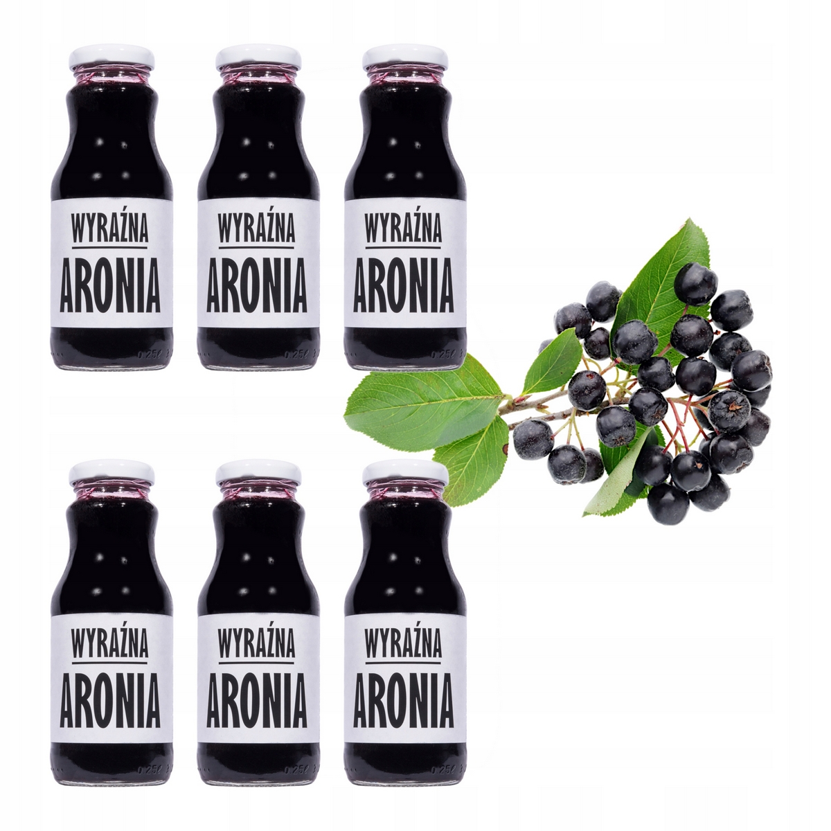 Náterová šťava NFC 100% ovocia z Aronia 6x250ml