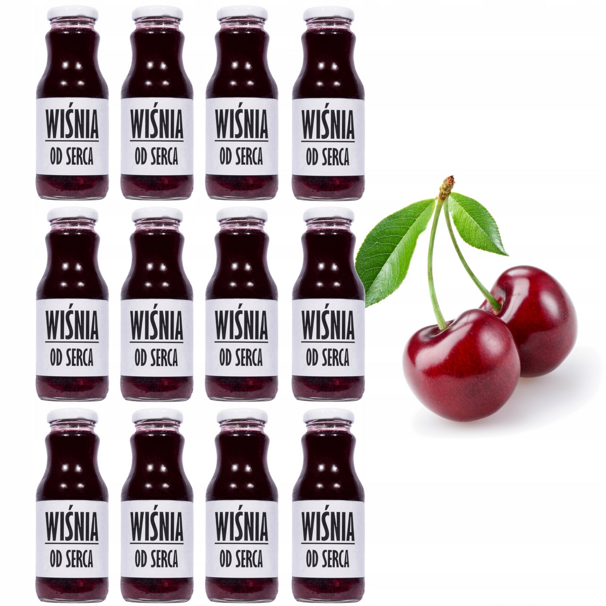 čerešňová čerešňová šťava 100% ovocie bez cukru 12x250ml