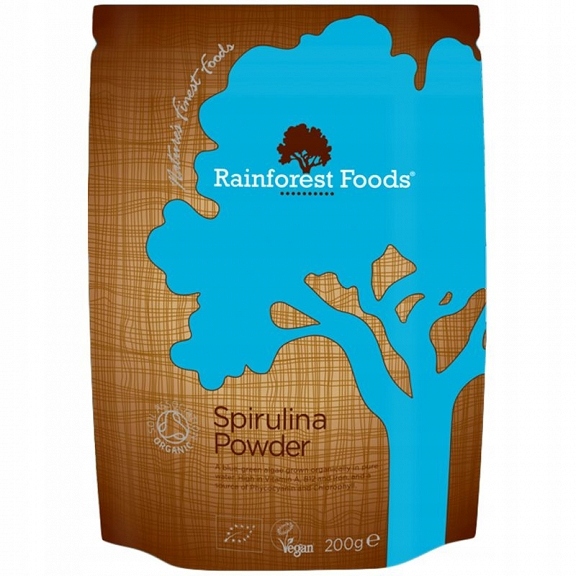 bio spirulina prášok 200g RAINFOREST FOODS