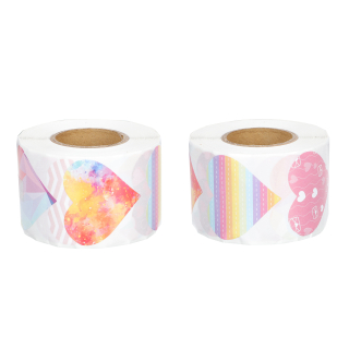 Darček na Valentína - 2 Rolls Girl Friend Gift Sticker
