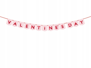 Darček na Valentína - Valentines Days 150x13 cm Banner