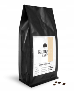 Zrnková káva - Baumgart Káva Čerstvo Pečené Premium 1KG