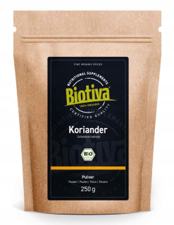 BIOTIVA KOLENDRA BIO 250G