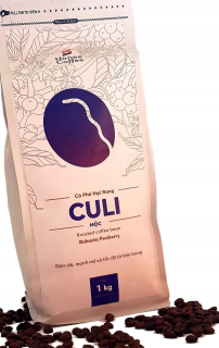 Zrnková káva - CULI 1KG Coffee BEANING Aromatický vietnamský