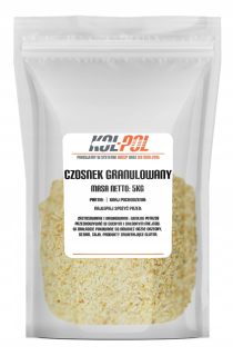 Granulovaný cesnak 5kg Sušená prírodná aróma