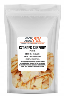 Cesnakové sušené lístky 2.5kg Natural v okvetných lístkoch