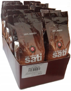 Zrnková káva - Cafe Sati Vanilla 500g x 10ks kávových zŕn