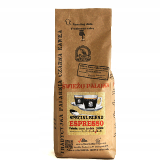 Zrnková káva - Espresso coffee čerstvo pečené čierna bunda 1kg