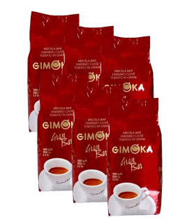 Zrnková káva - Gimooka Gran Bar Grainy Coffee 6 x 1kg Taliansky