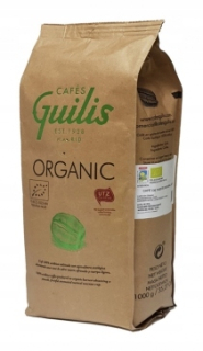 Zrnková káva - GUILIS 1 kg ORGANIC BIO ECO Arabica zrnitá