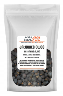 Jalovec 2,5 kg Jalovcové ovocie aromatickej kvality