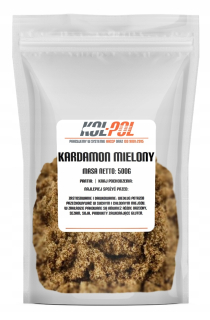 Ground Cardamom 500g čerstvé aromatické prírodné