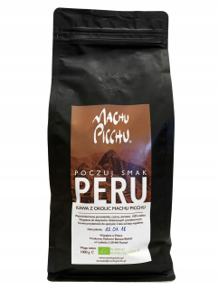 Zrnková káva - Coffee Peru Certifikát BIO 1 KG Arabica 100% čerstvý
