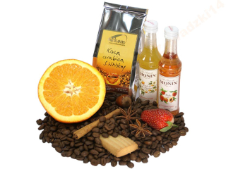 Zrnková káva - OCHUTENÉ ZRNKY - 100% Arabica 1kg