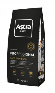 Zrnková káva - ASTRA Professional Espresso 1kg Grainy