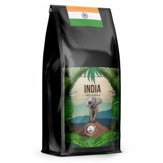 Zrnková káva - Káva India Malabar 1kg čerstvo pečené 100% arabské