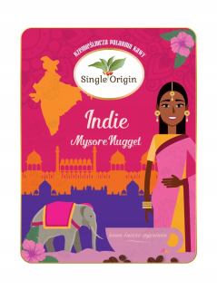 Zrnková káva - Káva India Mysore Nugget - Single Pôvod 500g