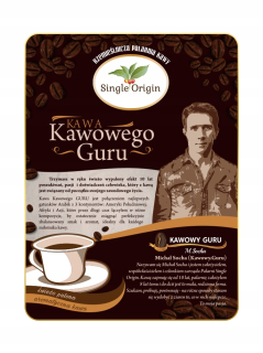 Zrnková káva - Káva Coffee Guru - Single Pôvod 500g
