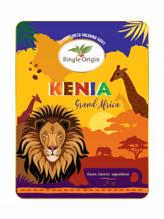 Zrnková káva - Káva Keňa Grand Afrika - Single Pôvod 200g