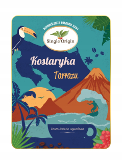 Zrnková káva - Káva TARRAZU COSTA RICA - jednoduchý pôvod 1000g