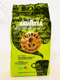Zrnková káva - Káva Lavazza Tierra Bio Organická 1kg Obilie