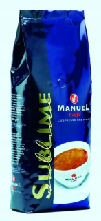 Zrnková káva - MANUEL SUBLIME káva 90% Arabica Exclusive 1kg