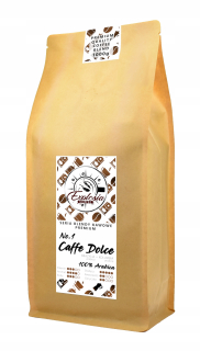 Zrnková káva - ČERSTVÁ PRAŽENÁ Caffe Dolce 1kg POĽSKÁ Fajčiarska izba