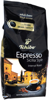 Zrnková káva - Káva TCHIBO ESPRESSO SICILIA STYLE s korkovou 1 kg