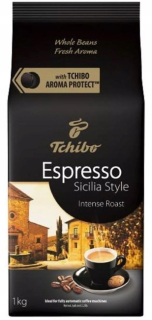 Zrnková káva - Káva Tchibo Espresso Sicilia Grain Pečené 1 kg