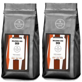 Zrnková káva - Kávové zrná 2KG Arabica BLEND 99 čerstvo pražené