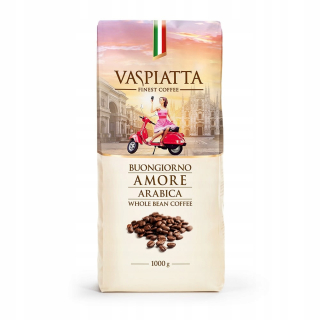 Zrnková káva - Vasspiatta Buongliorno Amore 1 kg Káva