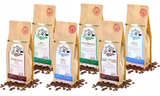 Zrnková káva - Čerstvo pražená káva Poľsko PALARNIA SET 6 x 250G