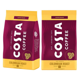 Zrnková káva - Costa Coffee Kolumbijská pečená 2x500g Grainy Coffee